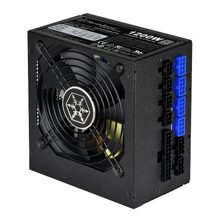 Silverstone 1200 watt Fully Modular 80 Plus Platinum Power Supply in Ultra Compact, Black SI476497